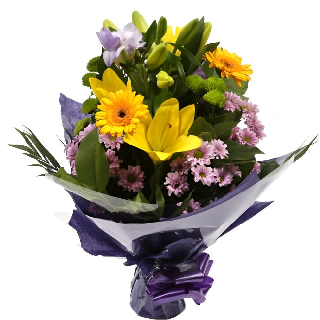 Scented Lilly & Freesias Bouquet Delightful Flora