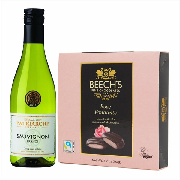 Patriarche Sauvignon Blanc 18.7cl Rose Fondants Chocolates
