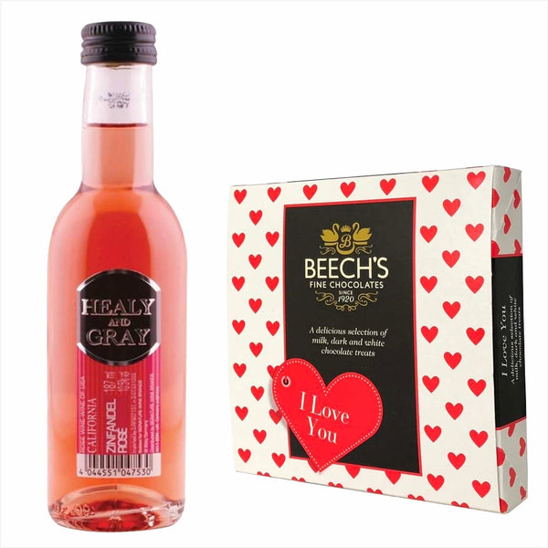 Healy & Gray Zinfandel Rose 18.7ml  & Love You Chocolates