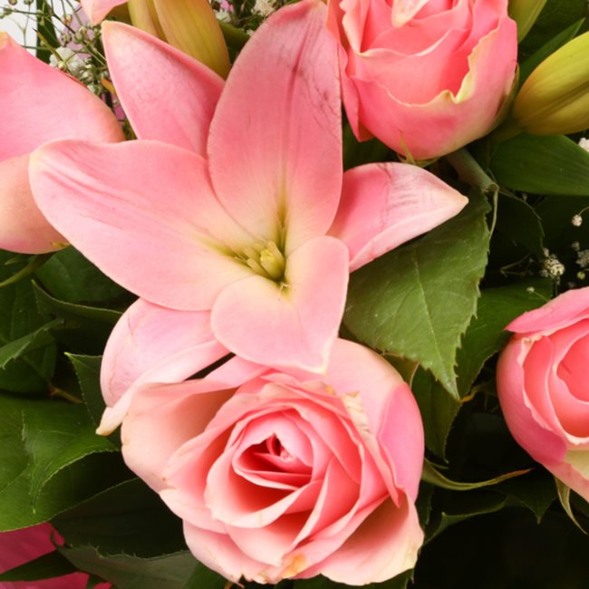 Pink Jewel Bouquet Delightful Flora