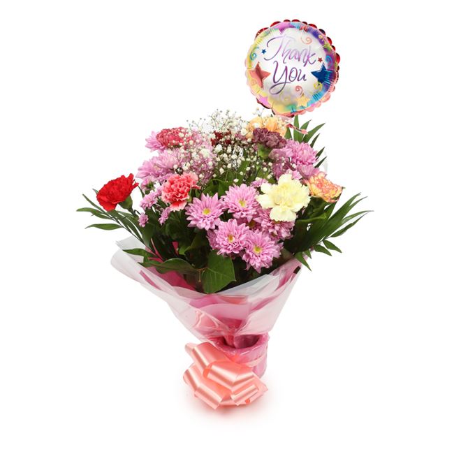 Thank you Balloon & Confetti Bouquet