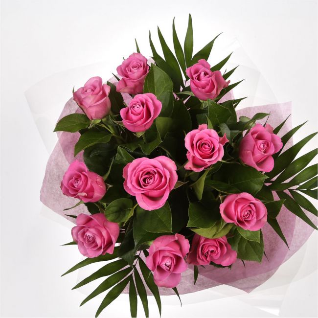 Fancy Pink Roses PINK ROSES – Delightful Flora